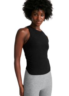  Beyond Yoga Featherweight Your Fit Shirred Tank - Black