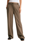 Beyond Yoga Status Wide Leg Trousers - Dune