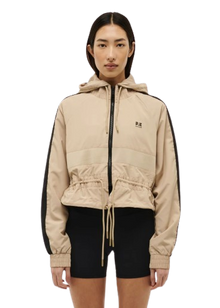  P.E. Nation Cropped Man Down Jacket - Sesame