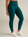 Beyond Yoga Caught In The Midi High Waist Legging - Majestic Blue Heather