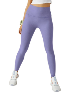  Beyond Yoga High Waist Midi Legging - Perwinkle Cloud Heather