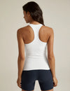 Beyond Yoga Spacedye Step Up Racerback Tank - Cloud White