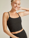 Beyond Yoga Spacedye Slim Racerback Cropped Tank SD4382 - Darkest Night