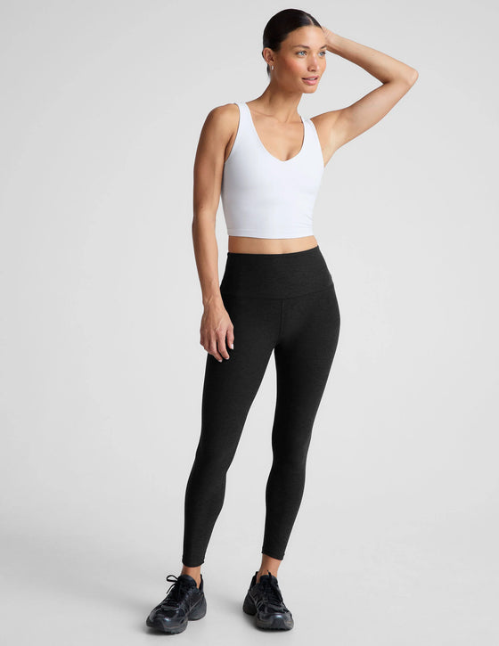 Beyond Yoga Spacedye Good Day Cropped Tank - Cloud White