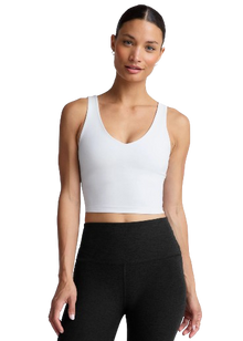  Beyond Yoga Spacedye Good Day Cropped Tank - Cloud White