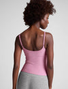 Beyond Yoga Spacedye Forever Waist Length Tank - Pink Haze Heather