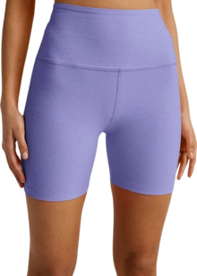  Beyond Yoga Spacedye Keep Pace Biker - Periwinkle Cloud Heather