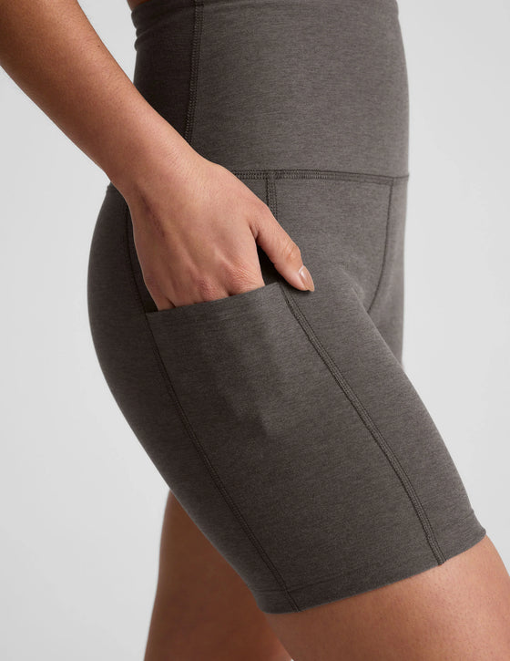 Beyond Yoga Spacedye Keep Pace 5" Short - True Gray Heather