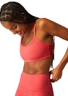  Beyond Yoga Spacedye Slim Racerback Bra SD8255 - Coral Glow Heather