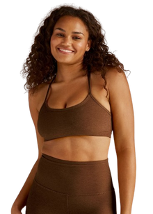  Beyond Yoga Spacedye Slim Racerback Bra - Bold Mocha Heather