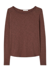 American Vintage Sonoma Bateau Long Sleeve Tee - Vintage Chocolate