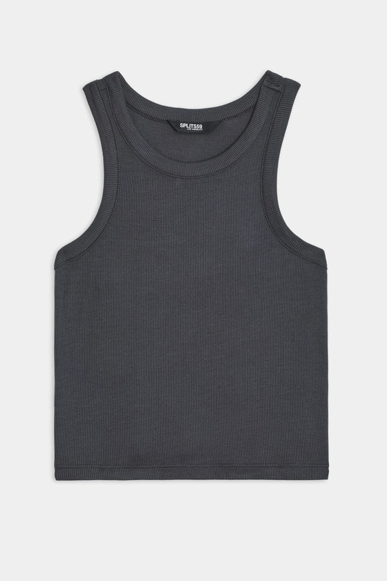 Splits59 Kiki Rib Crop Tank - Graphite
Success
