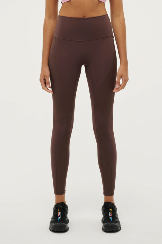 P.E Nation Free Play Full Length Legging - Chestnut