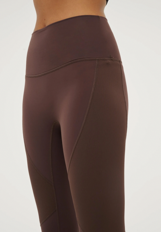 P.E Nation Free Play Full Length Legging - Chestnut