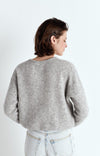 American Vintage Vitow Cardigan - Light Grey Melange