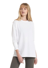 Vuori Long-Sleeve Feather Tee - White