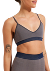 Nimble Mindful Knit Bralette - Navy/Taupe