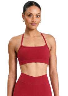  All Fenix Cloud Core Y Back Sports Bra - Cherry