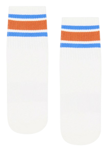  MoveActive Classic Crew Grip Socks - Clubhouse Stripe