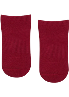  MoveActive Classic Crew Low Rise Grip Socks - Crimson