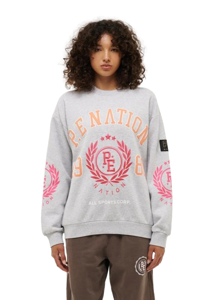 P.E Nation Baltoro Sweat - Grey Marl