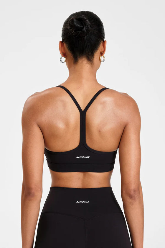 All Fenix Eco sculpt  Y Back Sports Bra - Black