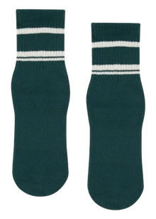  Move Active Classic Crew Grip Socks - Forest Flow