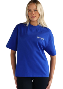  Leelo V4 Pilates Collection Studio Tee - Cobalt