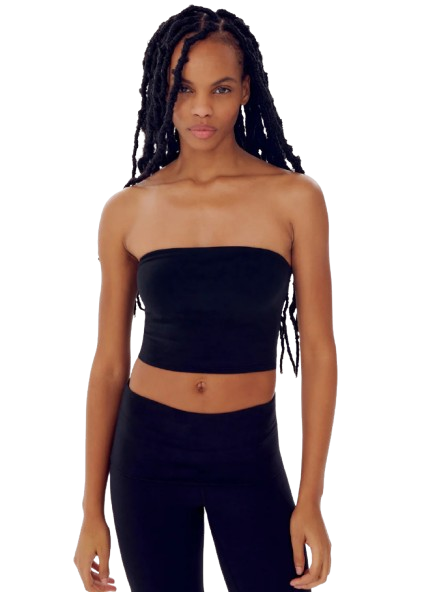 Splits 59 Hazel Airweight Crop Bandeau - Black