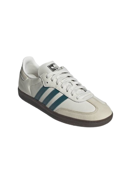 adidas Samba OG Womens - Cloud White/Green/Gum - IG1963