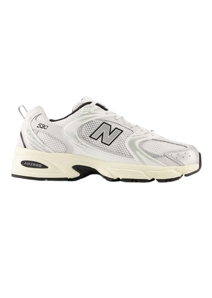 New Balance MR530TA - White with Silver Metallic and Black