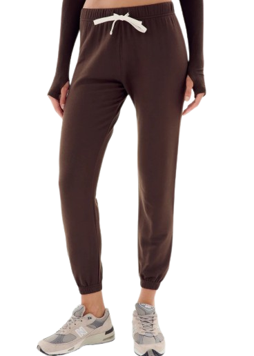 Splits59 Sonja Fleece Sweatpant - Chocolate