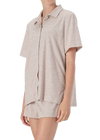 Elka Collective Summer PJ Set -  Oat Marle