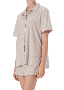  Elka Collective Summer PJ Set -  Oat Marle