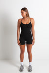 The Social Jogger Athletic Singlet - Black