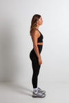 The Social Jogger Athletic 7/8 Tights - Black