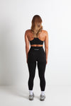 The Social Jogger Athletic 7/8 Tights - Black