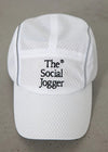 The Social Jogger Mesh 5-Panel Hat - White