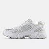 New Balance 530 Unisex - White with Silver Metallic