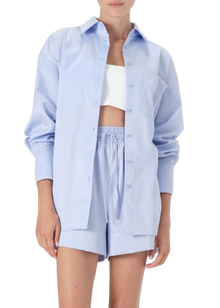  Elka Collective Cove Shirt - Sky Blue