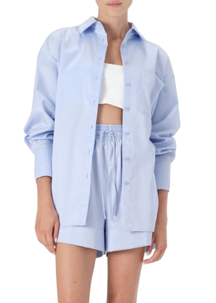 Elka Collective Cove Shirt - Sky Blue