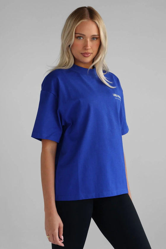 Leelo V4 Pilates Collection Studio Tee - Cobalt