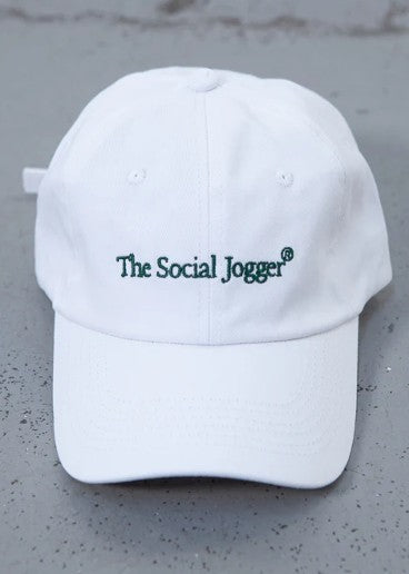 The Social Jogger Jogging Cap - White/Green